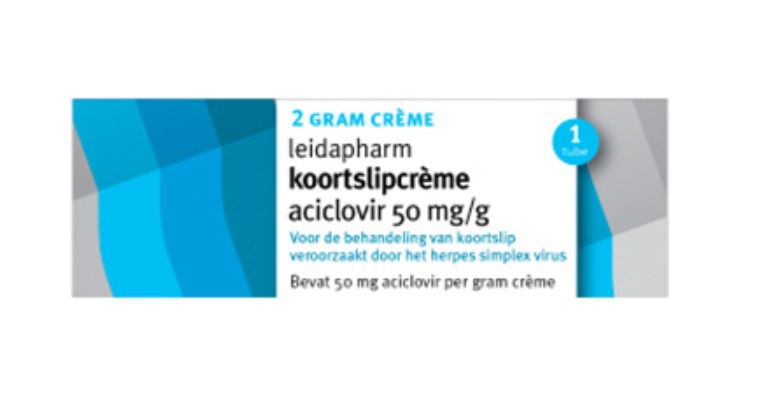 Koortslipcreme Aciclovir 2g