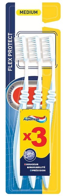 Flex Protect Medium Tandenborstel 3-Pack