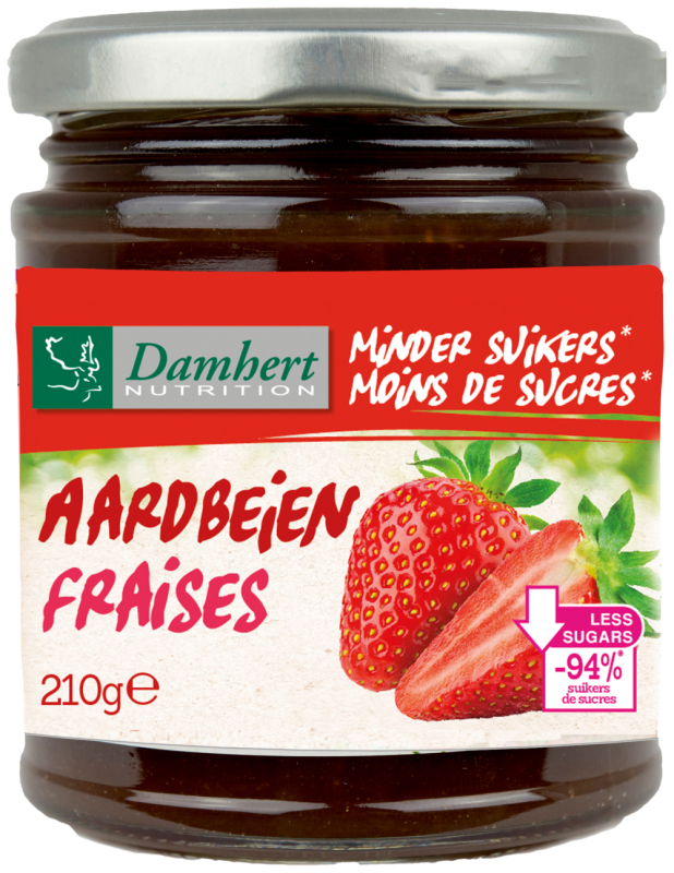 Low Carb Confituur Aardbei 210 Gram