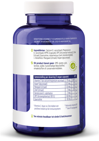 Vitakruid Gebufferde Vitamine C 180 capsules