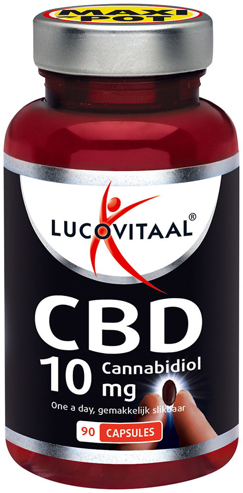 Lucovitaal CBD Cannabidiol 10mg 90 capsules