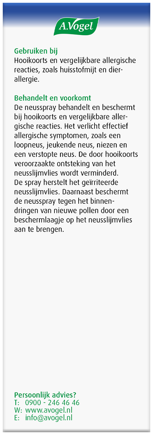 A.Vogel Pollinosan Hooikoorts Neusspray 20ml