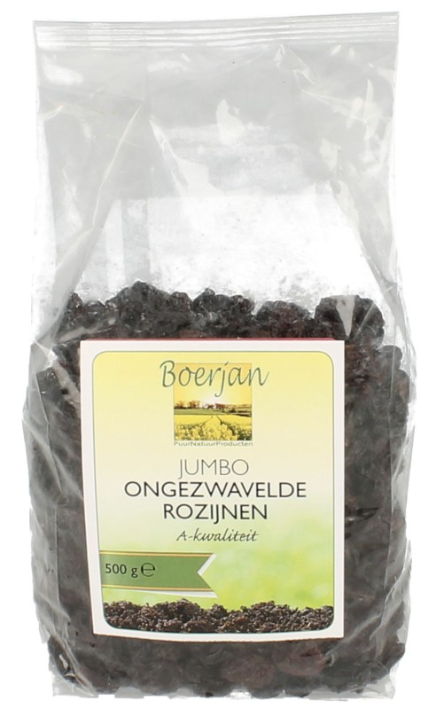 Rozijn Jumbo Blauw Ongezwaveld 500gr