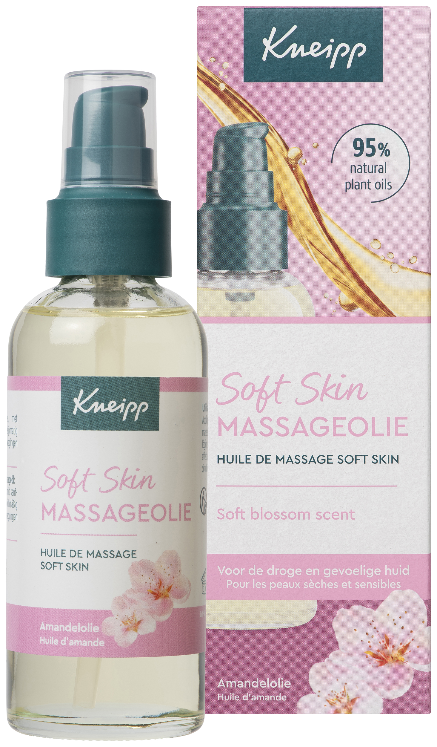 Kneipp Massageolie Soft Skin Amandelbloesem 100 ml