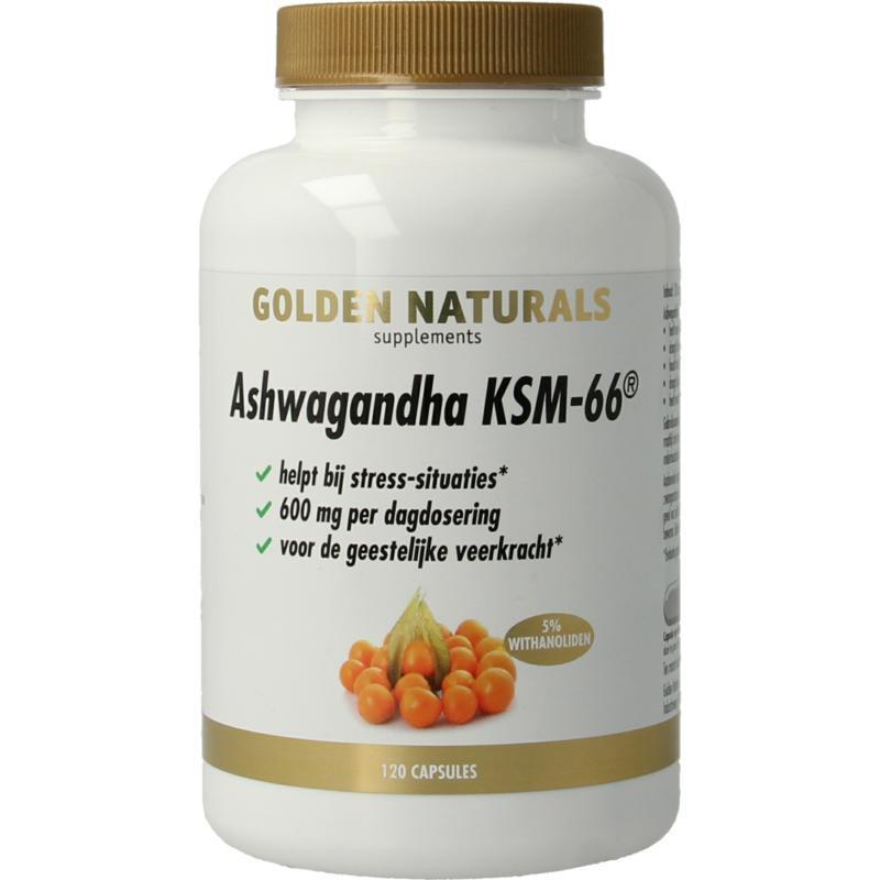 Ashwagandha KSM-66 120 Vegicapsules