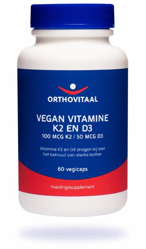 Vitamine K2 & D3 vegan 60ca