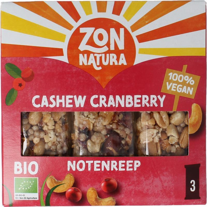 Notenreep Cashew Cranberry Bio 75 Gram
