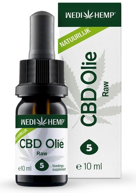 Wedihemp CBD Olie Raw 5% 10 ml