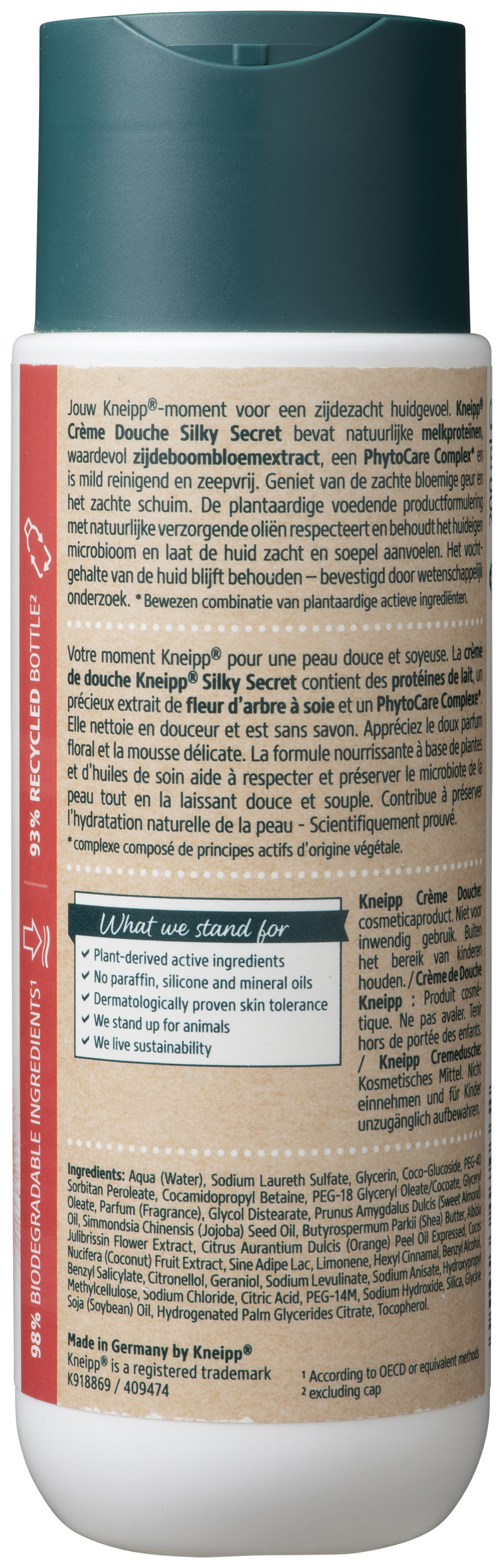Kneipp Silky Secret Douche Crème 200 ML