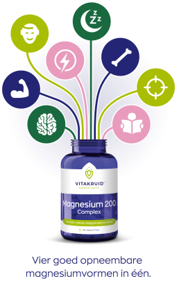 Vitakruid Magnesium 200 Complex 180 tabletten