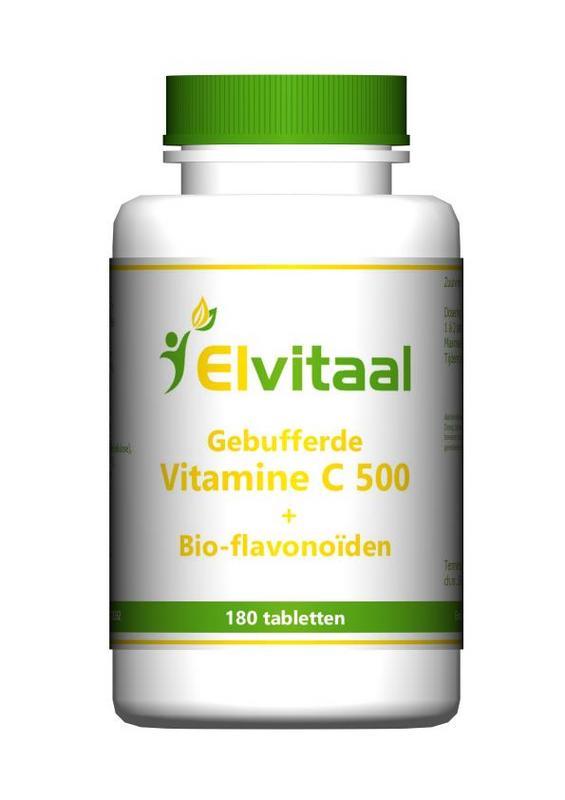 Gebufferde vitamine C 500 mg 180tb