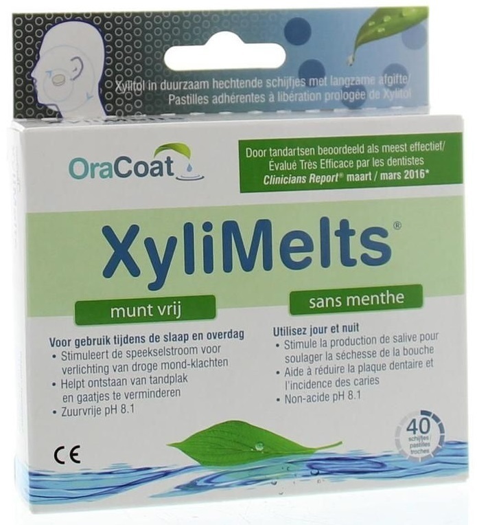 voor Droge Mond Muntvrij 40 Stuks