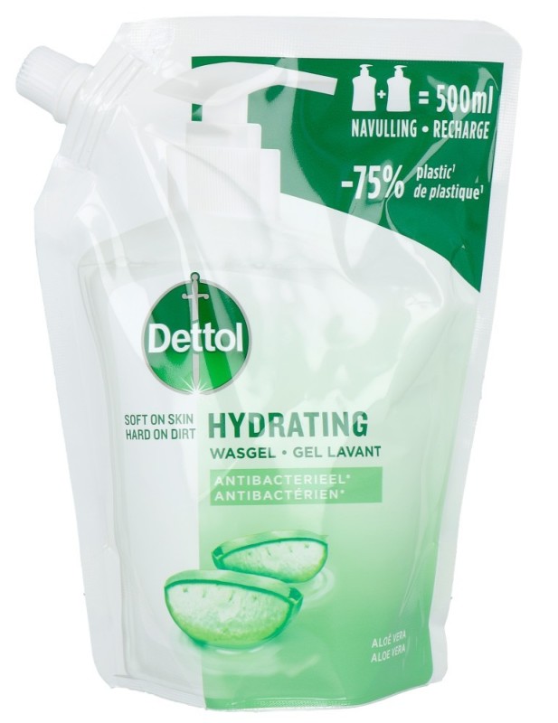 Hydraterende Wasgel Aloë Vera Navulling 500ml