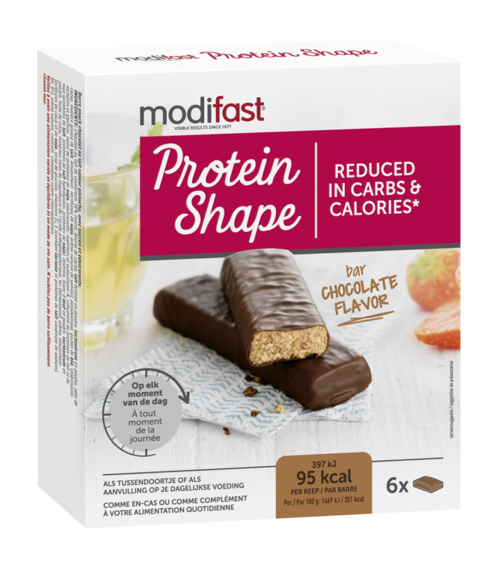 Protein Shape Reep Chocolade 6 stuks