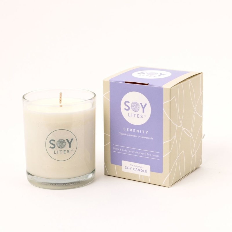 Soja geurkaars serenity 220ml
