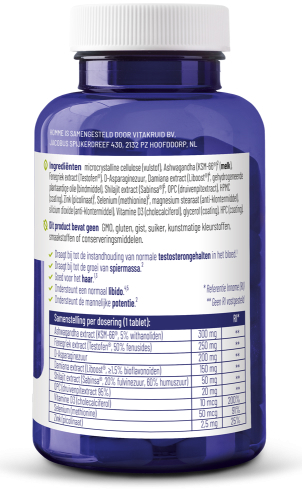 Vitakruid Homme 60 tabletten