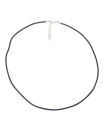 Leren halsketting met verlengketting 1st