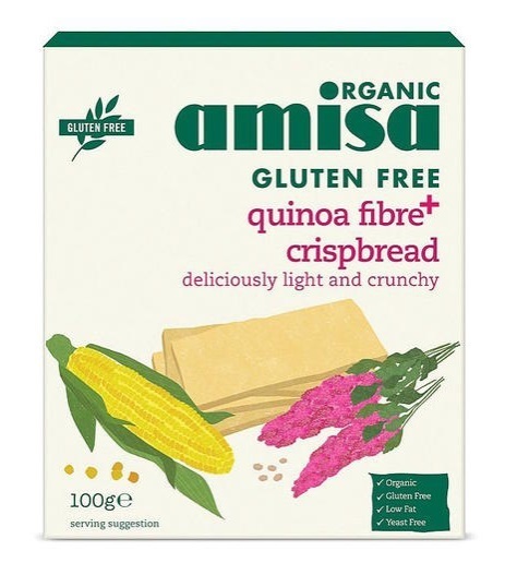 Quinoa Fiber Plus Crispbread  100 Gram