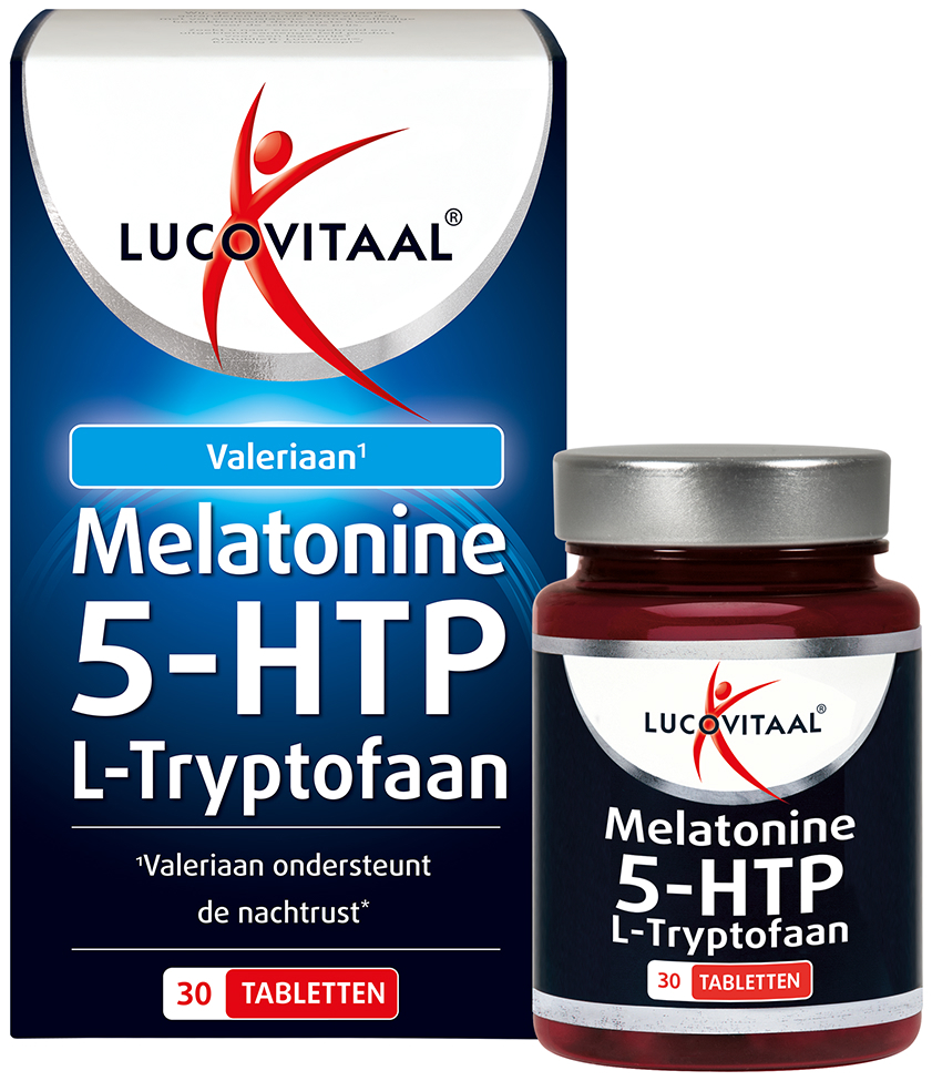 Lucovitaal Melatonine 5-HTP L-Tryptofaan 30 tabletten