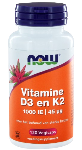 Vitamine D3 en K2 120 capsules