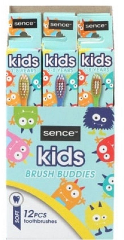 Sence Tandenborstels Fresh Soft Kids 12 stuks