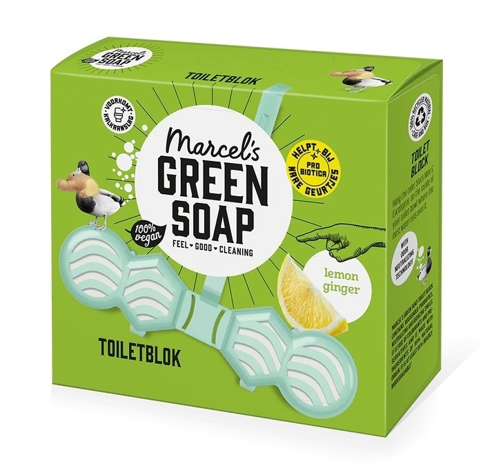 Marcels Green Soap Toiletblok citroen & gember 35G