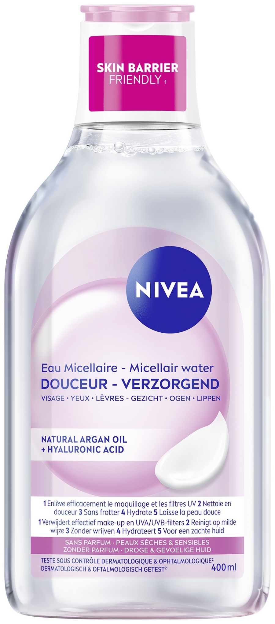 Nivea Micellair Water Caring Droge huid 400 ml