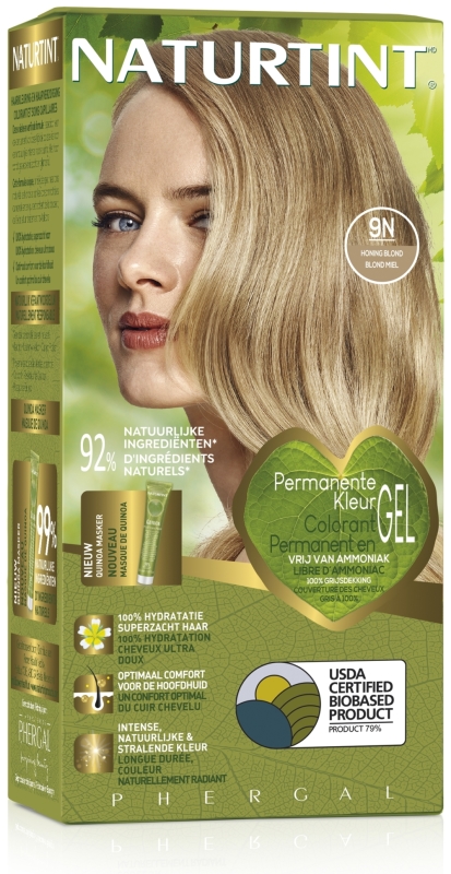 9N Haarkleuring Honing Blond 170 ML