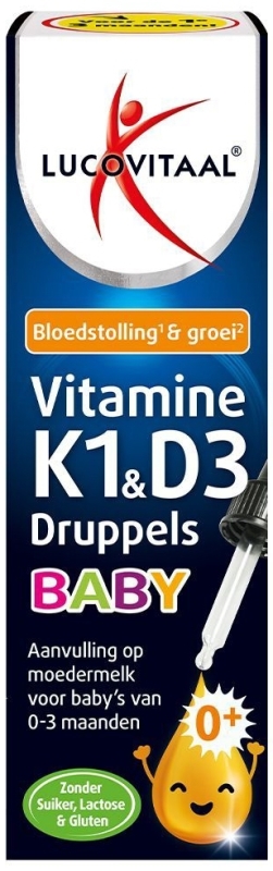 K1 & D3 Vitamine Druppels Baby 14,5 ML