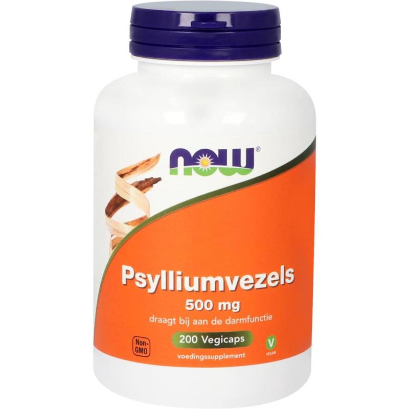 Psylliumvezels 500mg 200 capsules