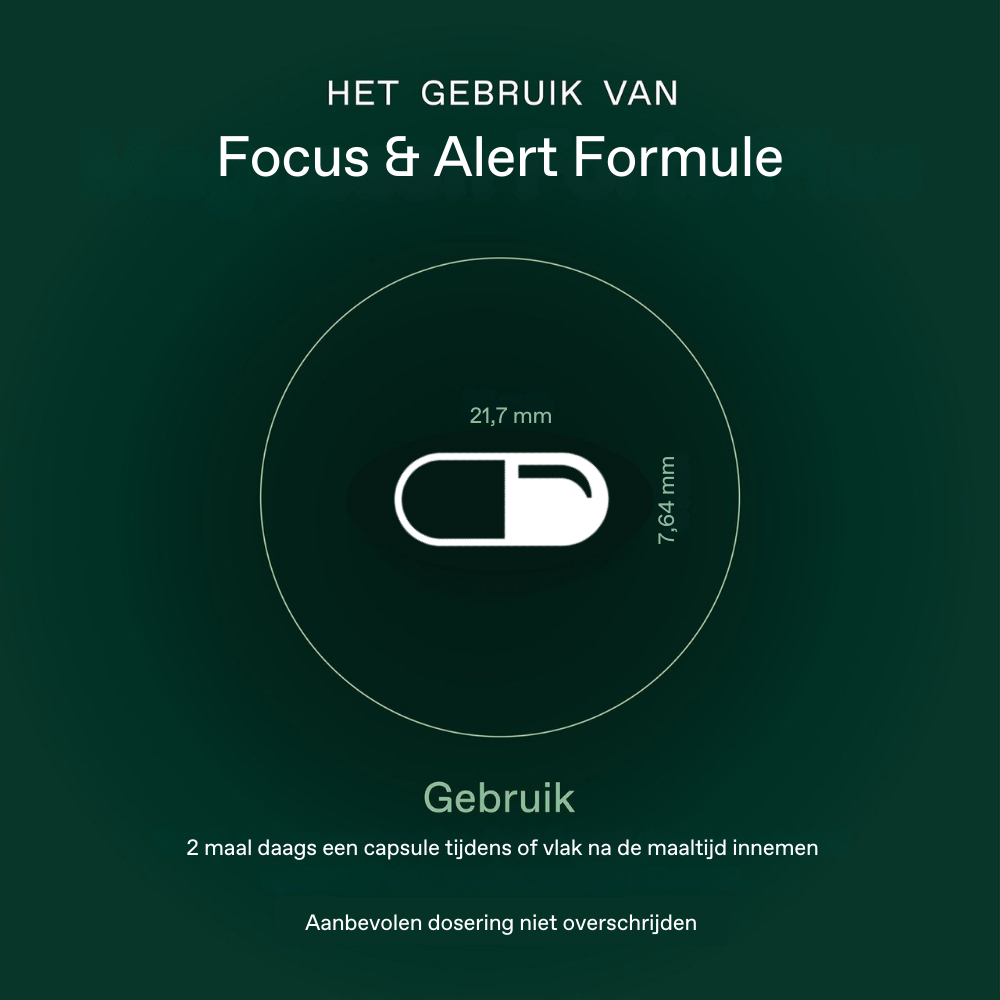 Bonusan Focus en Alert Formule 40 Capsules