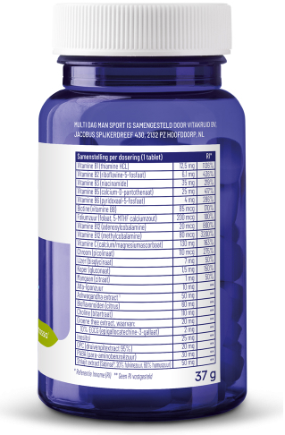 Vitakruid Multi Dag Man Sport 30 Tabletten