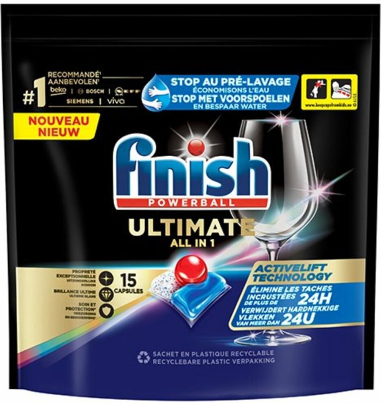 Ultimate All in 1 Vaatwastabletten 15 Stuks
