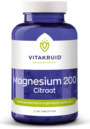 Vitakruid Magnesium 200 Citraat 90 tabletten