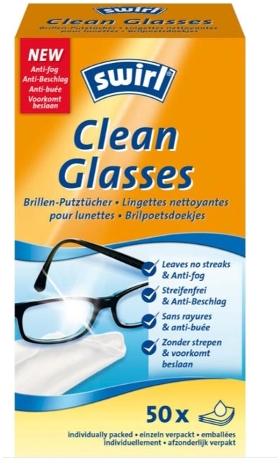 Brilpoetsdoekjes Anti Beslaan 50 St 50st