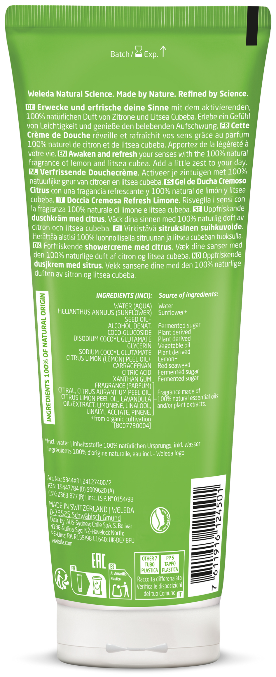 Weleda Citrus Refresh Douchecrème 200 ML