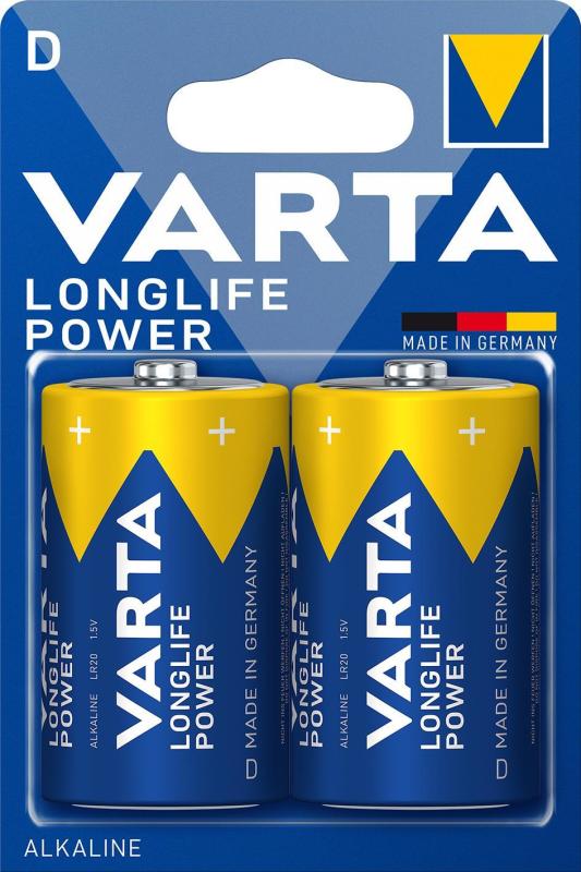 Batterij D 2x Alkaline Longlife Power 2 Stuks