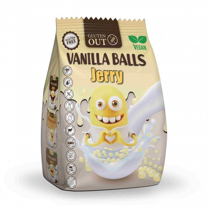 Jerry vanille balls glutenvrij 375g