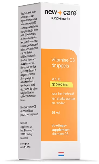 Vitamine D3 Druppels Oliebasis 25 ML