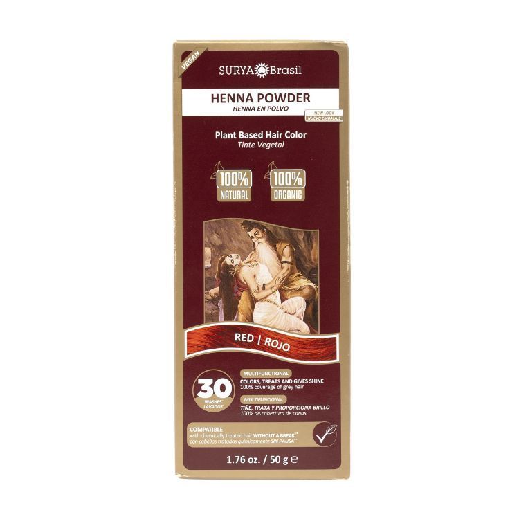 Henna haarverf poeder rood 50g