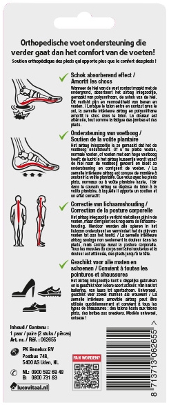 Lucovitaal Orthopedische Voet Ondersteuning 1 paar