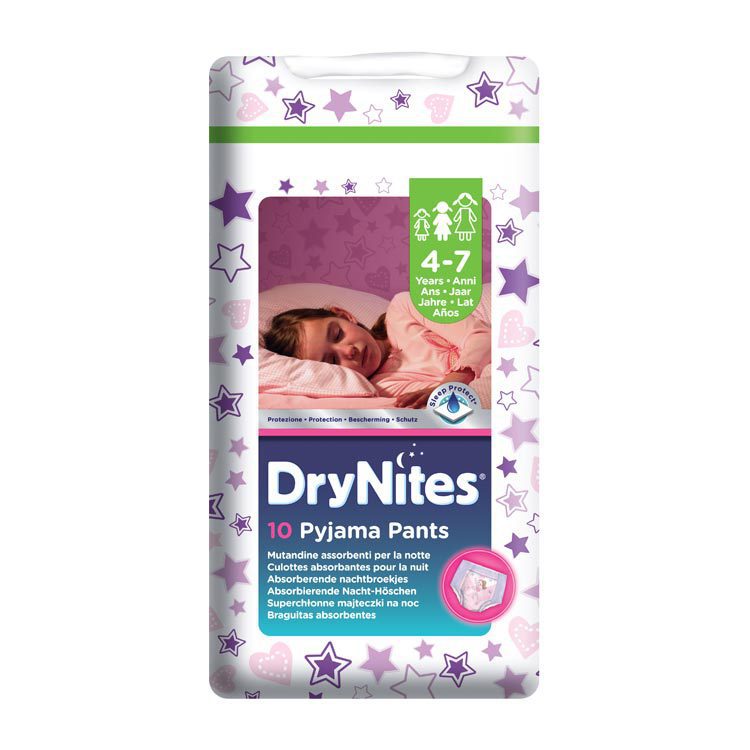DryNites Girl 4-7 jaar 10 stuks