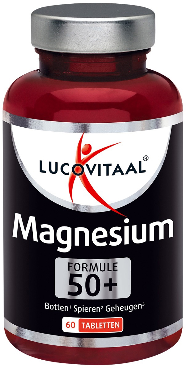 Lucovitaal Magnesium 50+ Botten, Spieren, Geheugen 60 tabletten
