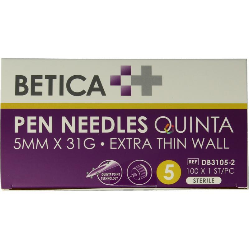 Pennaalden Quinta steriel 5mmx31g 100st