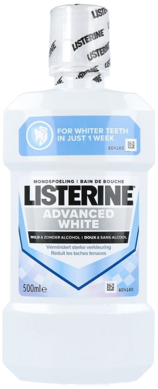 Mondwater advanced white mild 500ml