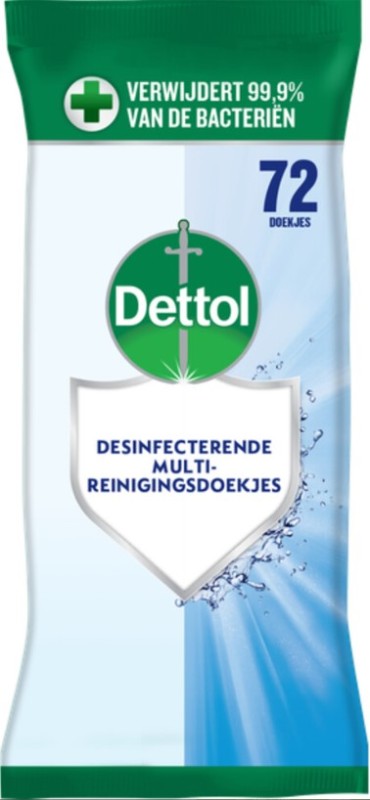 Multi Hygienische Reinigingsdoekjes  72 Stuks