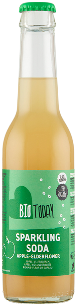 BioToday Soda Appel Vlierb Bio 275ml