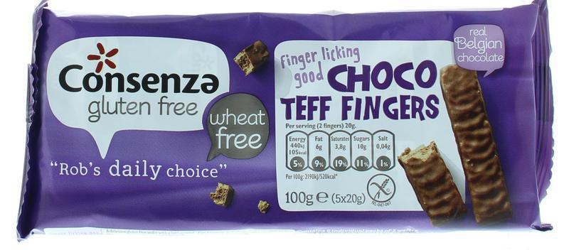 Choco teff fingers 100g