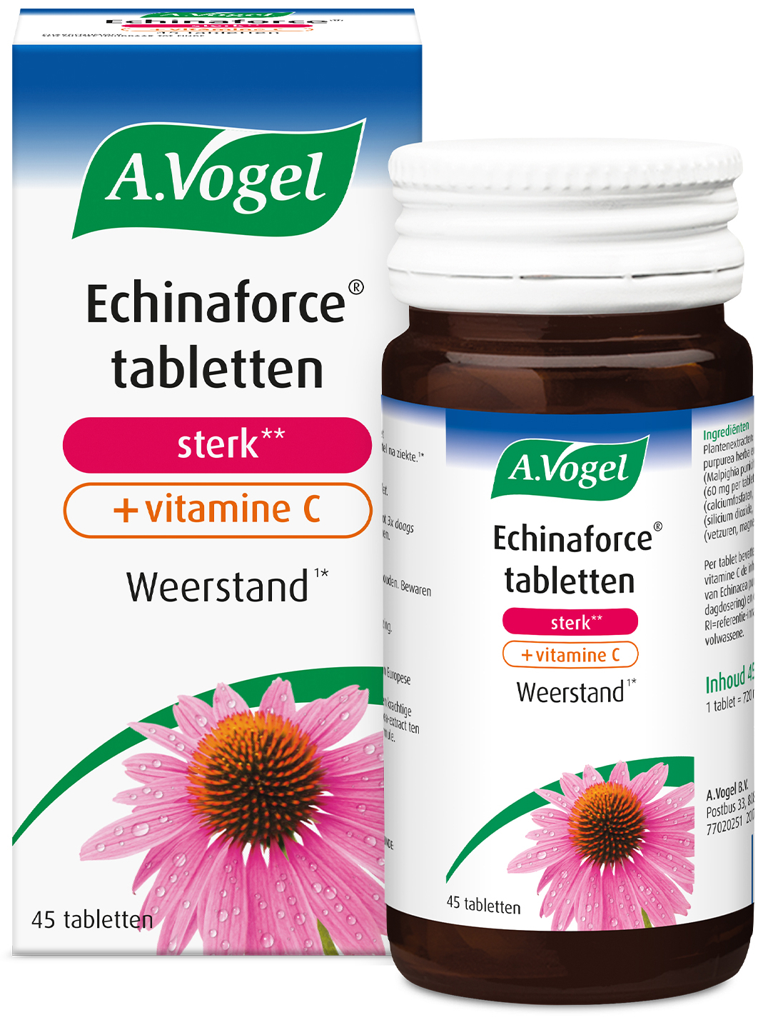 A.Vogel Echinaforce sterk + vitamine C tabletten 45 Stuks
