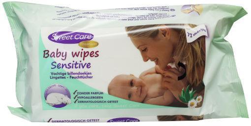 SweetCare Babydoekjes sensitive 12 x 72st